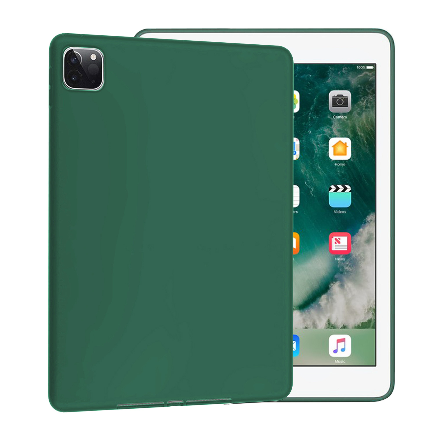 Apple iPad Pro 11 2020 2 Nesil Kılıf CaseUp Colored Silicone Yeşil